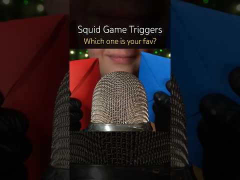 Squid Game Triggers!! ❤️💙 #asmr #squidgame #squidgame2