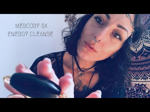 ASMR | Reiki Energy Cleanse for Mercury Rx | Plucking | Removing Negative Energy | Surrender 🌀