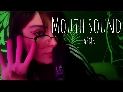 Four types of mouth sounds💆✨#asmr #mouthsounds 