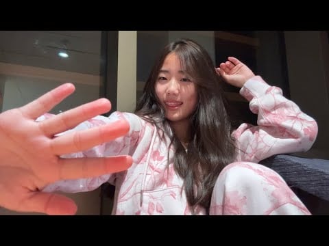 COLLEGE ASMR | whispered + soft spoken, fabric sounds, public asmr