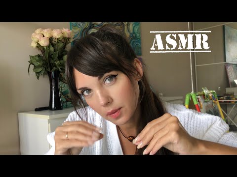 АСМР/ASMR Быстрый косметолог полностью неразборчивым шепотом/Fast asmr