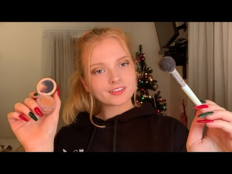 ASMR ~ DOING YOUR THANKSGIVING MAKEUP💄🦃 (ROLE-PLAY)