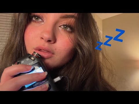 Tascam Stuttering [Ear to Ear ASMR] switching between whispers and soft speaking + mouth sounds 