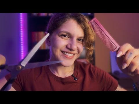 ✨ASMR✨Corte de cabelo masculino para dormir de cabelinho na régua 💤