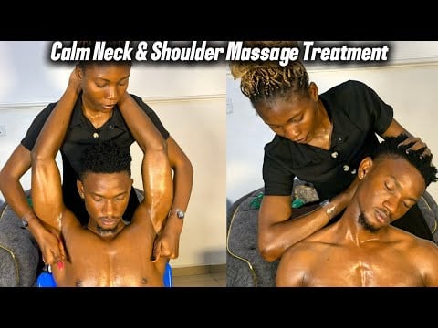 INTENSE ASMR Scalp Scratching & Throat Massage | Armpit Tickling & Upper-Body Relaxation 