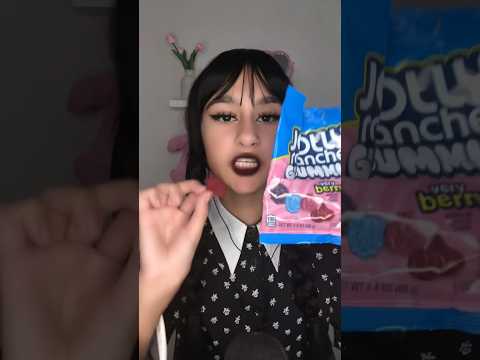 ASMR| Trying candy! #asmr #asmrcommunity #asmrsounds #asmrtriggers #asmreating #cosplayer #shorts