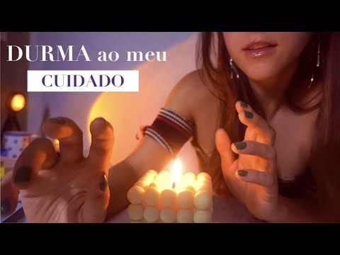 ASMR durma RÁPIDO aos meus cuidados 🤍 cuidando de você até você dormir (sem anúncios)