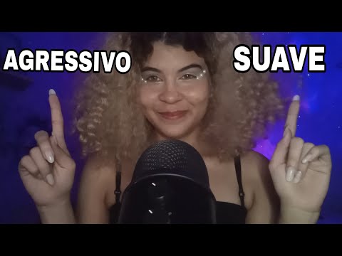 PAZ E CAOS ASMR: AGRESSIVO E SUAVE