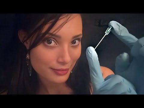 slightly dumb friend gives you acupuncture (camera poking and tapping) 