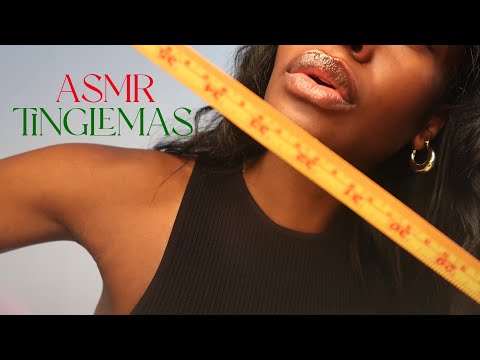 ASMR TINGLEMAS | MEASURING YOU + Inaudible Whispers