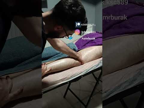 TURKISH MASSAGE THAT RELIEVES STRESS FROM THE HIND LEGS #satisfying #relaxing #asmr #shorts #massage
