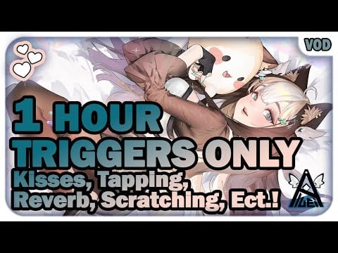 【ASMR / 3DIO】1 Hour TRIGGERS ONLY (No Talking) Kisses, Tapping, Reverb, Scratching, Ect.! ♡