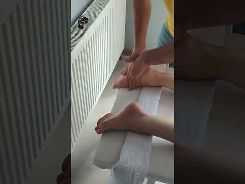 ASMR FRONT LEG AND FOOT ENERGY MASSAGE #shorts #massage #satisfying #relaxing #asmr
