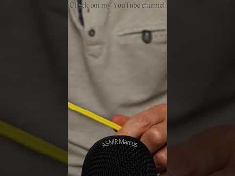 ASMR Tapping And Fidgeting With Coloured Plastic Sticks #short