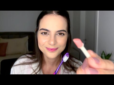 ASMR Dentista Limpando Os Dentes 🦷 Exame Médico, Raspagem Dentária, Dentista Realista, Restauração