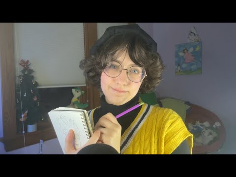 Drawing a Portrait of You ASMR ✏️ Soft spoken, Pencil Sounds!