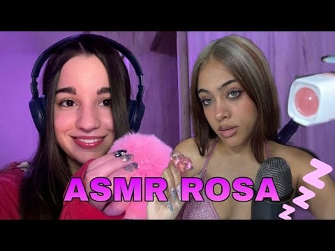 ASMR ROSA CON @ZOEyesAsmr  ~ triggers para dormir 