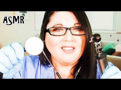 ASMR Doctor Annual Check Up Roleplay (Ear Exam, Eye Exam, Heartbeat, Otoscope, Gloves, Typing)