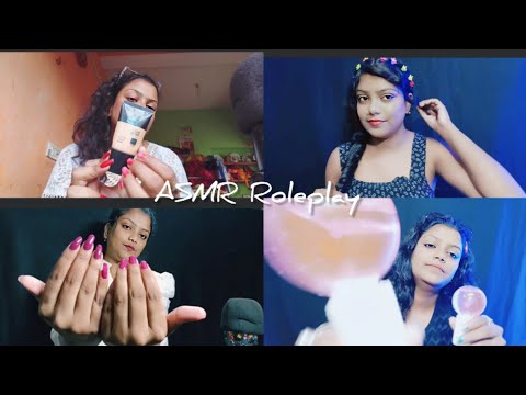 ASMR Roleplay In 39 Minutes | Makeup, Hairstyle, Manicure , Skincare | ✨