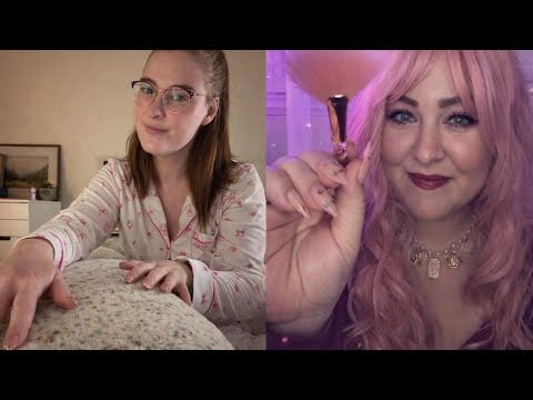 ASMR Sleepover Roleplay 💤 POV Back Games & Makeup with @OhSoSleepyASMR 