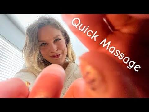 [ASMR] Quick Fast & Aggressive Face And Neck Massage With Bare Hands ONLY