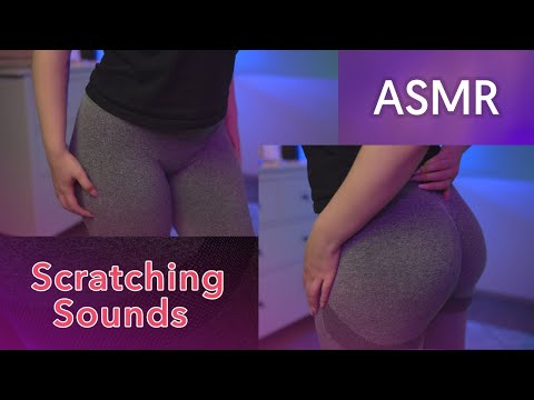 Scratching sounds 🎀 (leggings, jeans) | ASMR 🤍🎧