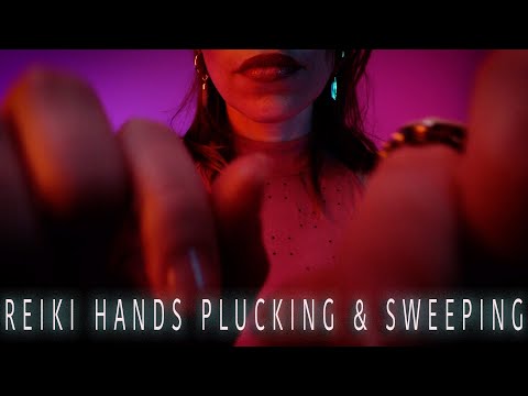 Ringed Reiki Hand Movements | Plucking | Sweeping | Combing | Reiki ASMR | No Talking