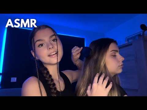ASMR - JE M'OCCUPE DES CHEVEUX DE MA SOEUR JUMELLE
