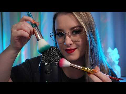 ASMR 4K | PINCÉIS no MICROFONE Blue Yeti | Binaural | Mic Brushing | Sons para relaxar e dormir