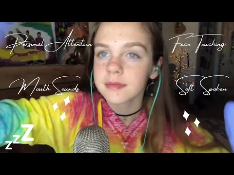 Gracie K ASMR Face Touching Part 2 Compilation | Personal Attention, Mouth Sounds, Hand Movements