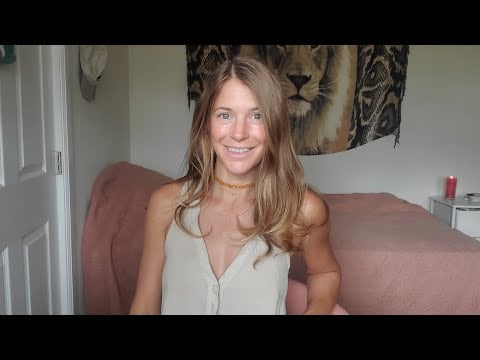 Styling my hair ASMR (brushing, braiding, updo) 