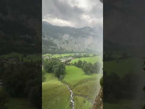 behind the little waterfalls in Switzerland ♡