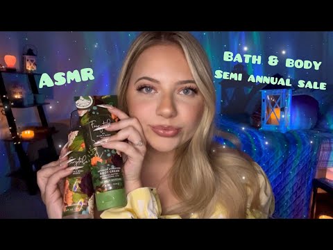 Asmr Bath & Body Works Semi Annual Sale Haul | Tapping & Scratching 🦋