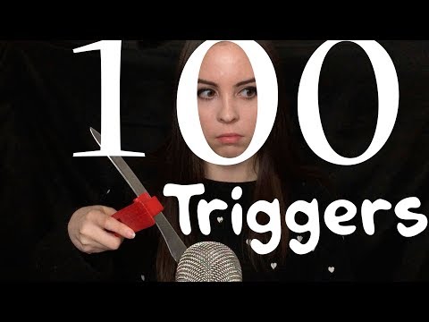 100 ТРИГГЕРОВ ЗА 4 МИНУТЫ АСМР/ASMR 100 TRIGGERS IN 4 MINUTES