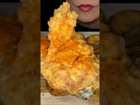 The BEST fried chicken! #asmr #food #chicken