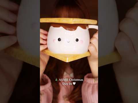S'mores Hot Cocoa 🍫☕️🤍 #asmr #asmrchristmas #hotchocolate