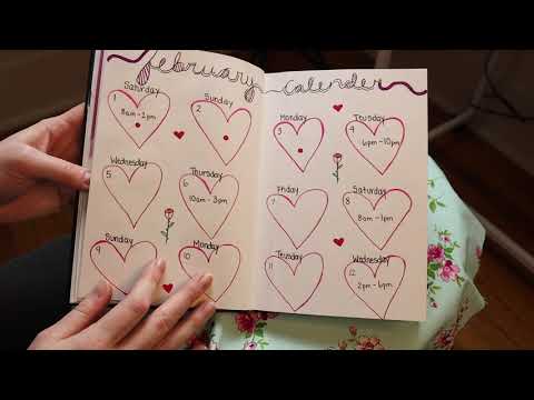 Heavenly Affirmations ASMR- Bullet Journaling