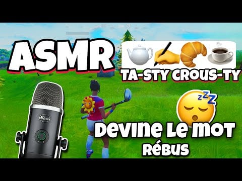 ASMR Français • DEVINE LE MOT CACHÉ DERRIÈRE LES IMAGES (rébus) 😴 (chuchotement)