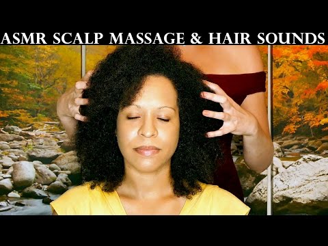 ASMR Massage – Binaural Hair Play & Scalp Massage Sounds w/ Ear to Ear Whisper