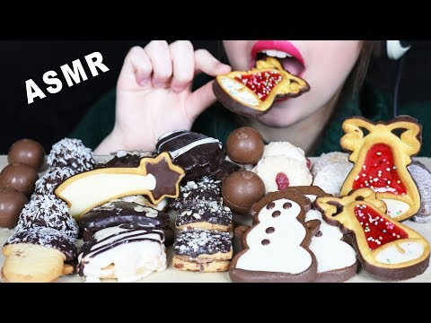 ASMR CZECH CHRISTMAS COOKIES (Relaxing Crunchy EATING SOUNDS) No Talking 리얼사운드 먹방  | FOODMAS 9