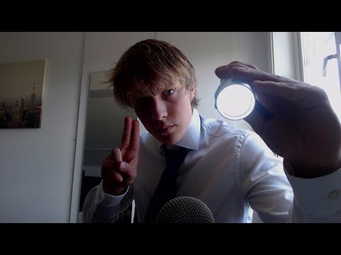 1 MINUTE Cranial Nerve Exam - OliverWhispersASMR