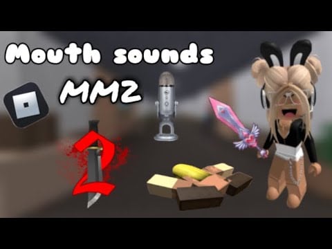 Playing mm2 Roblox || mouth sounds ASMR