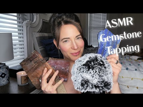 ASMR Gem Tapping - Tingly Whispers (Natural Nails)
