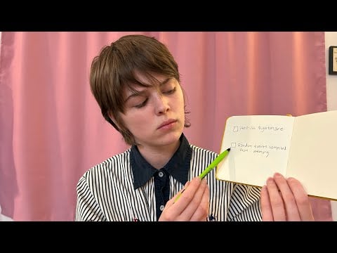 ASMR Dream Center: Creating Your Perfect Dream (witty whispers, tapping, and pen sounds)