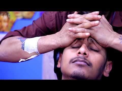 ASMR Extremely Intense Head Massage by indian barber biswajit | asmr neck crack and spine crack