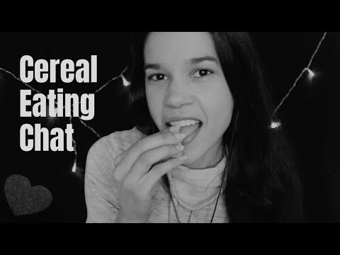 [ASMR] Relaxing Midnight Snack | Eating Cereal, Drinking Tea and Chatting with You