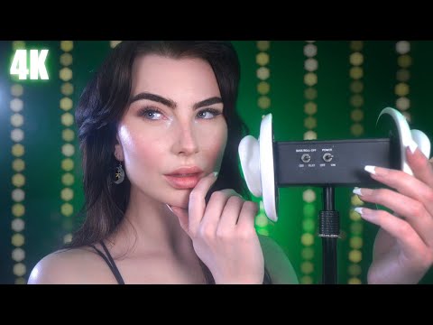 ASMR Hypnotic Ear Massage w/ Sensitive Mouth Sounds ~ 100% Sensitivity ♡‧₊˚  (4K)