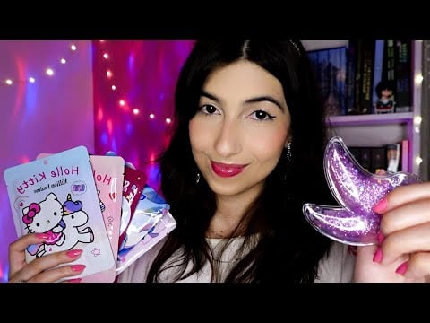 ASMR Fazendo sua skin care completa até você dormir 💖 | Atenção pessoal & muita massagem