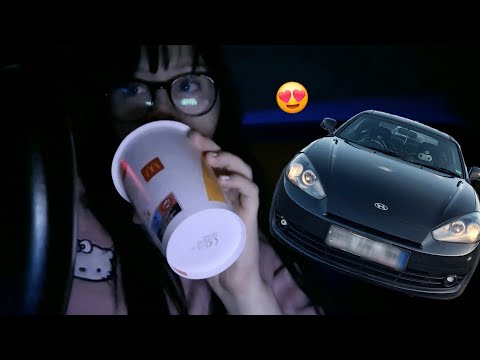 Lofi Car ASMR ❤️🥰 (tapping, yapping and driving)