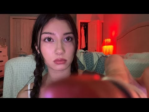ASMR “friend” does your makeup to see your ex at a party (soft spoken, layered sounds, mouth sound)